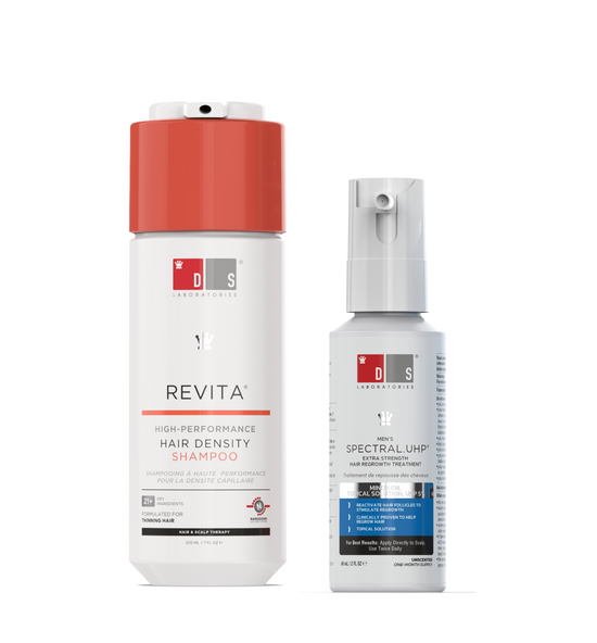 Men's Hair Regrowth Stimulation Kit | Spectral.UHP + Revita Shampoo